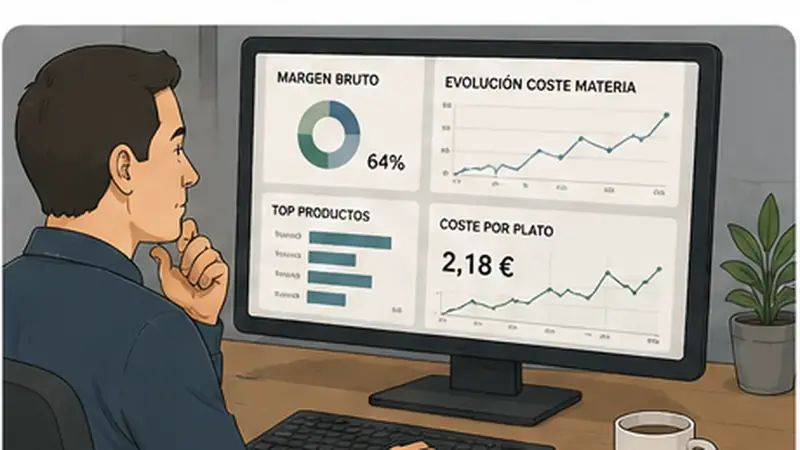 Pantalla de Dashboards en Escandalla